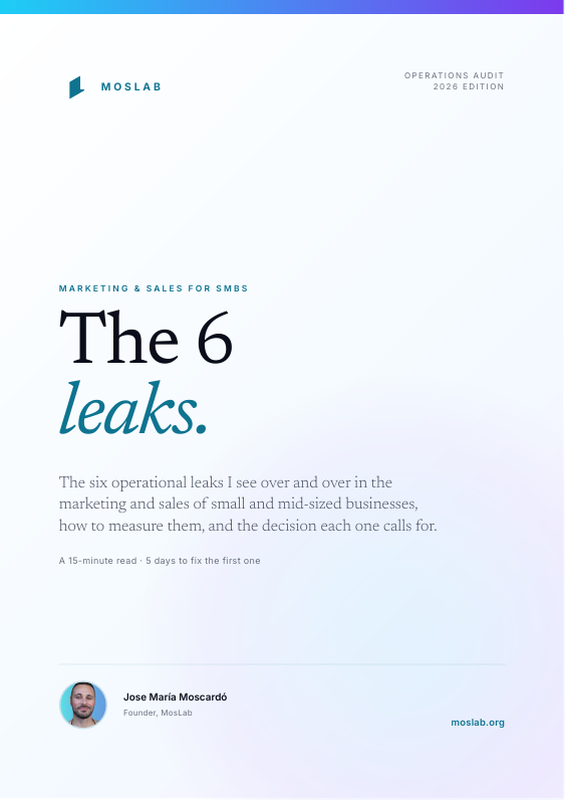 The 6 leaks — free audit cover